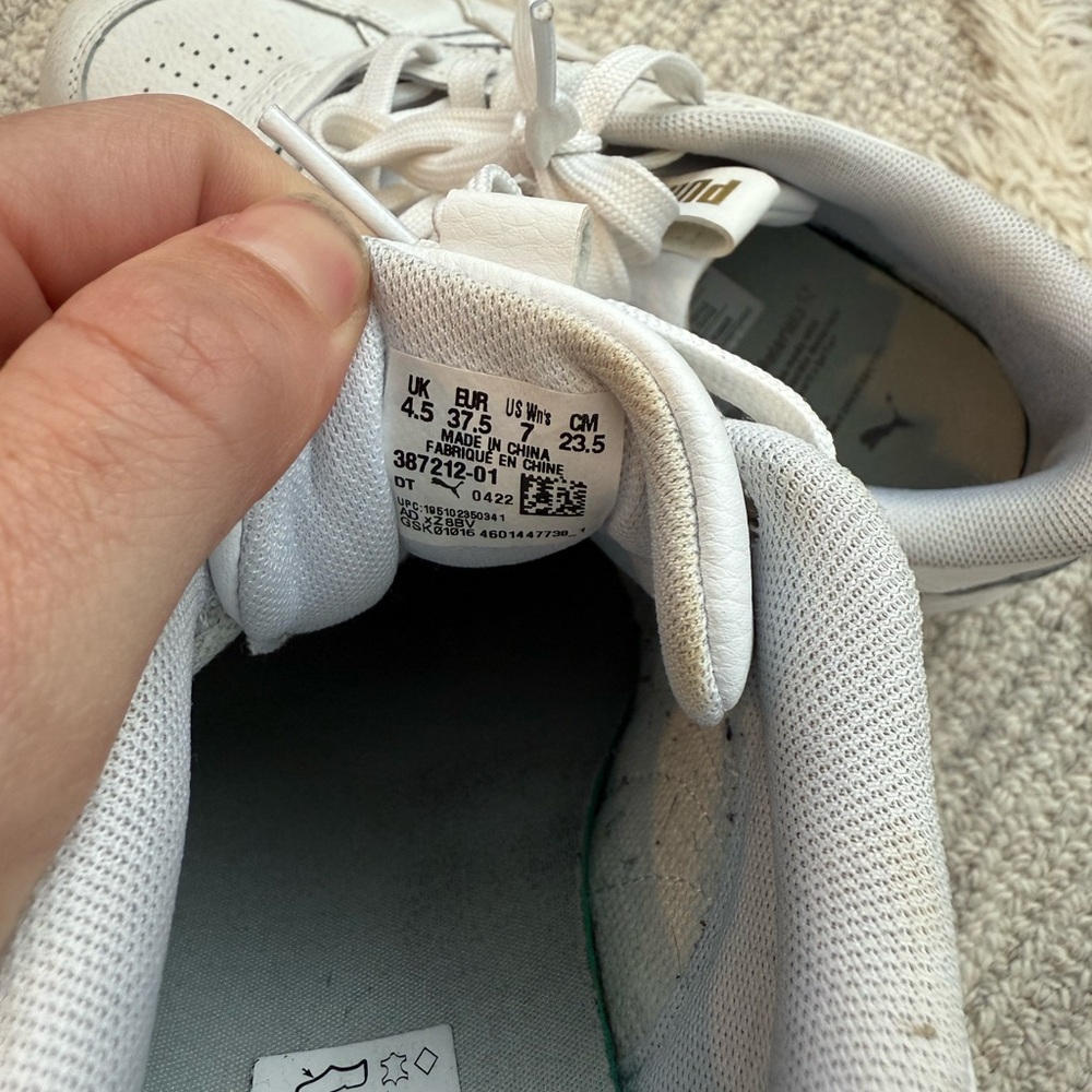 Puma Women's White Sneakers - Picture 3 of 5